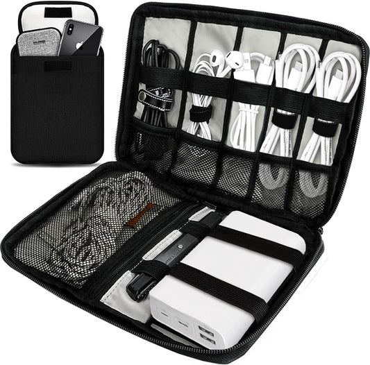 Travel Cable Organizer Pouch Electronic Accessories,Travel Essentials